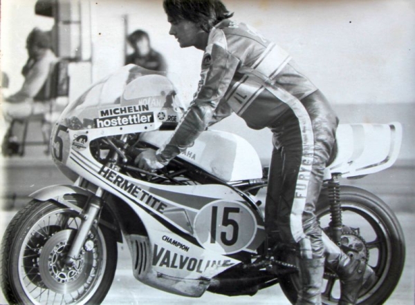Yamaha Motorbike Phil Read at Race 1978 original photo (9243)